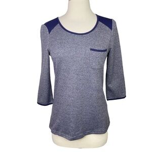Stitch Fix l Market & Spruce Kaelyn Raglan Heathered Knit Top, Small